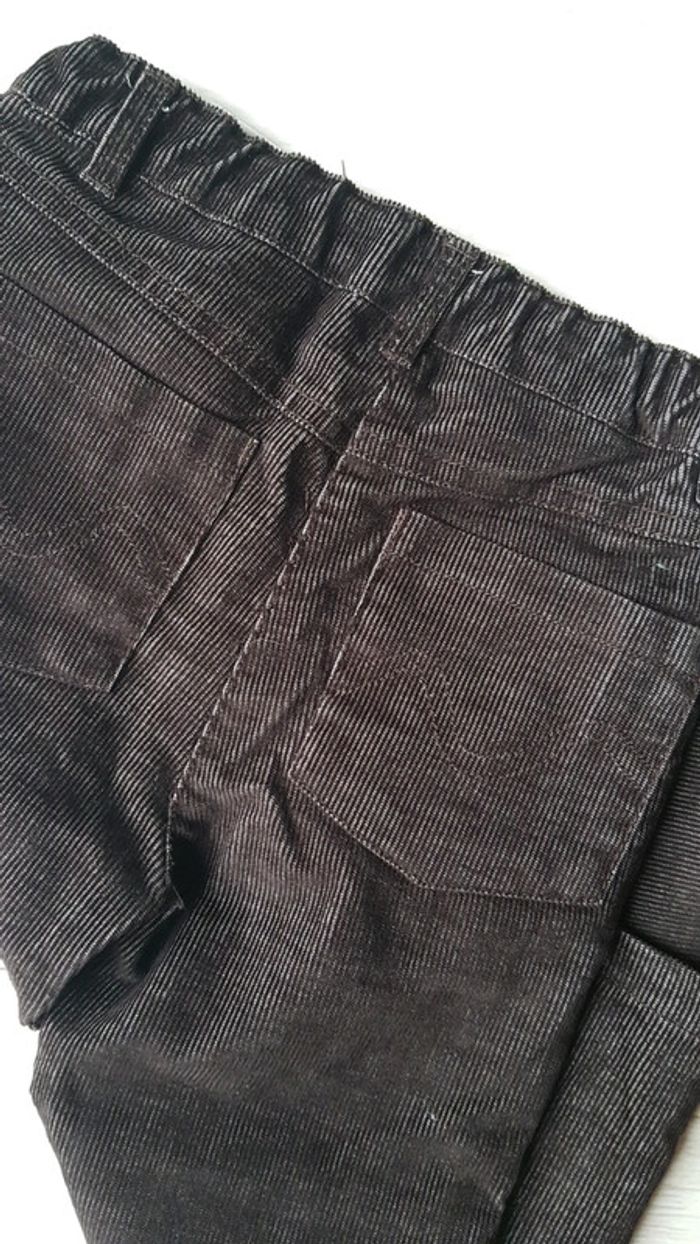 Sublime pantalon effet velours côtelé fille 5ans neuf - photo numéro 5