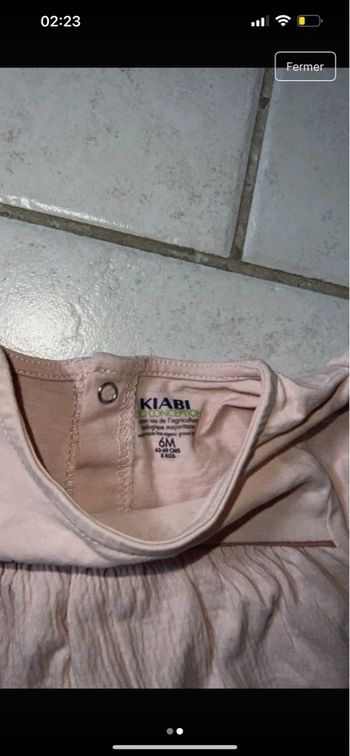 T-shirt court bébé