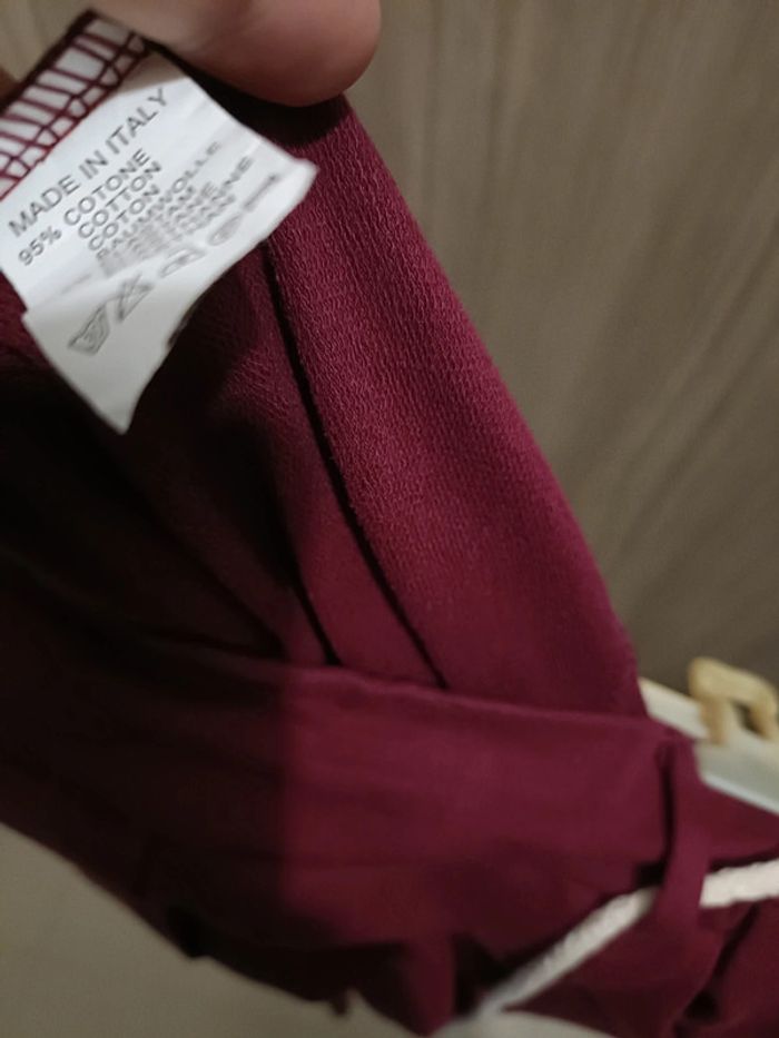 Pantalon bordeaux taille unique - photo numéro 4
