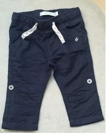 pantalon gémo "trop beau" bleu marine 6 mois NEUF
