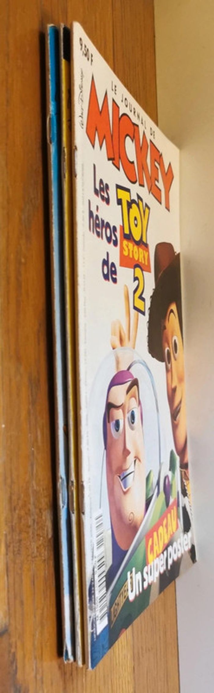 Lot 3 journaux mickey Toy story 2 avec poster 2000 vintage - photo numéro 15
