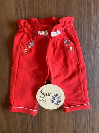 Pantalon rouge Sergent Major 6 mois