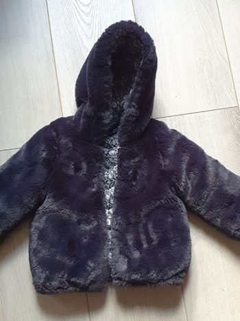 Manteau réversible fille 18-24 mois (86)