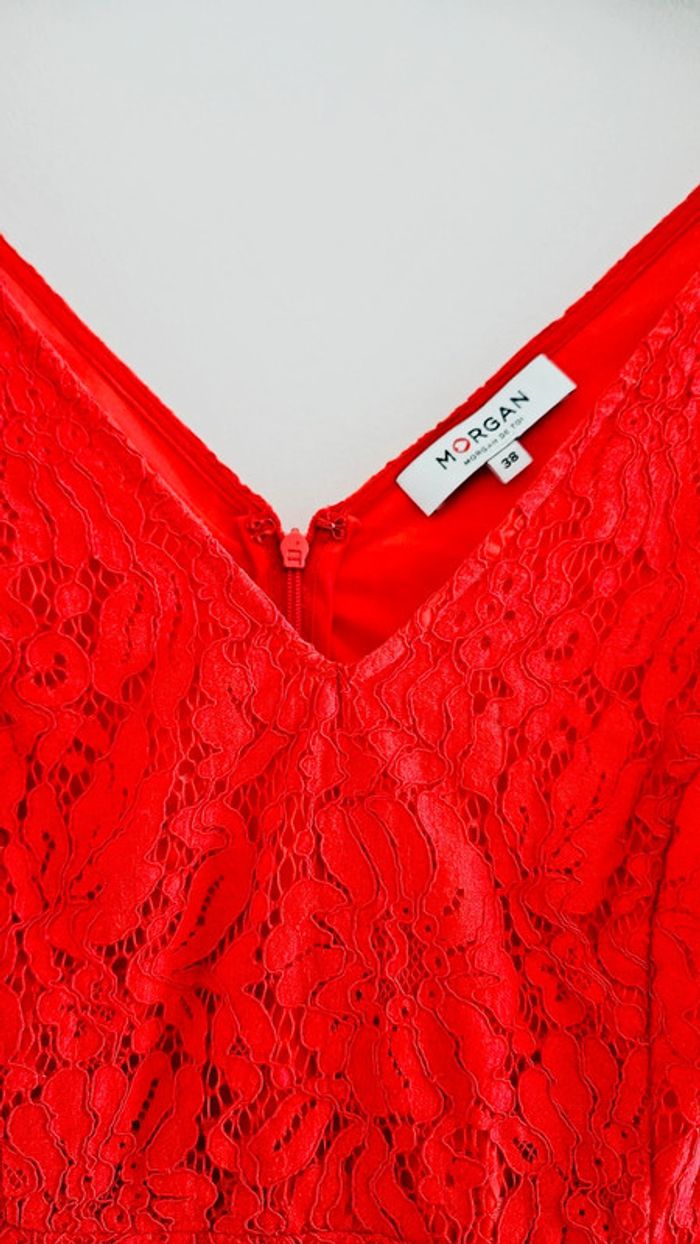 Robe rouge chic morgan 38 - photo numéro 2