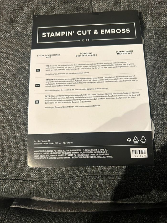 Set Stampin’up! Share a milkshake - photo numéro 3