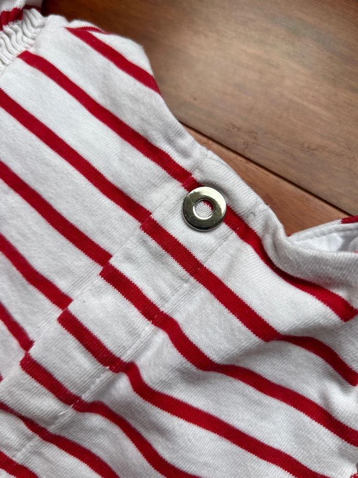 Robe marinière rouge Jacadi 18 mois - photo numéro 5