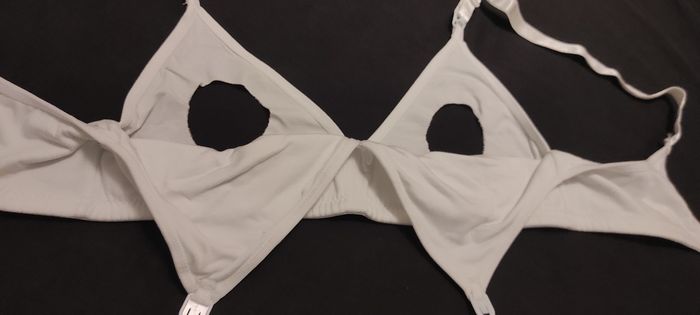 Soutien-gorge blanc allaitement neuf - photo numéro 4