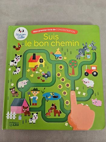 Mon premier livre de concentration  "Suis le bon chemin"