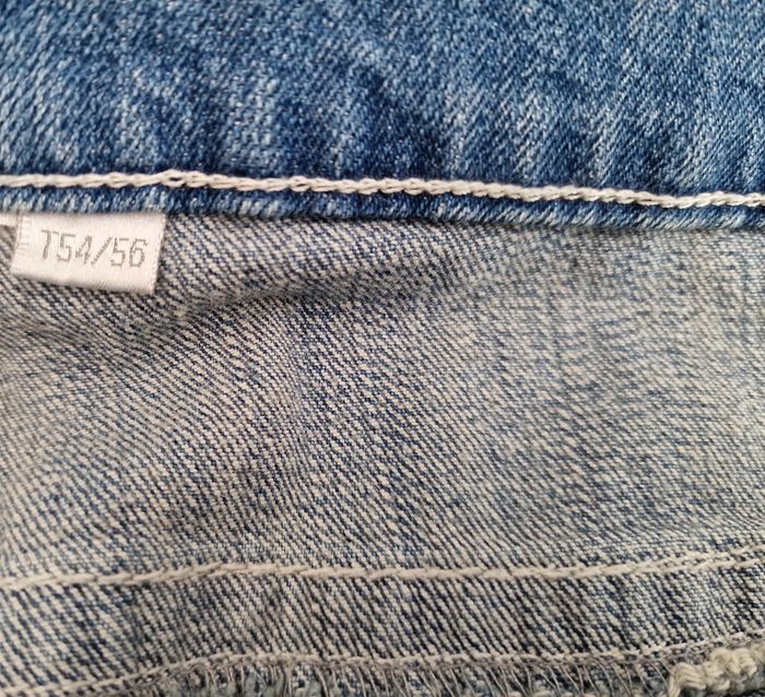 Short En Jeans Bleu Délavé - photo numéro 5