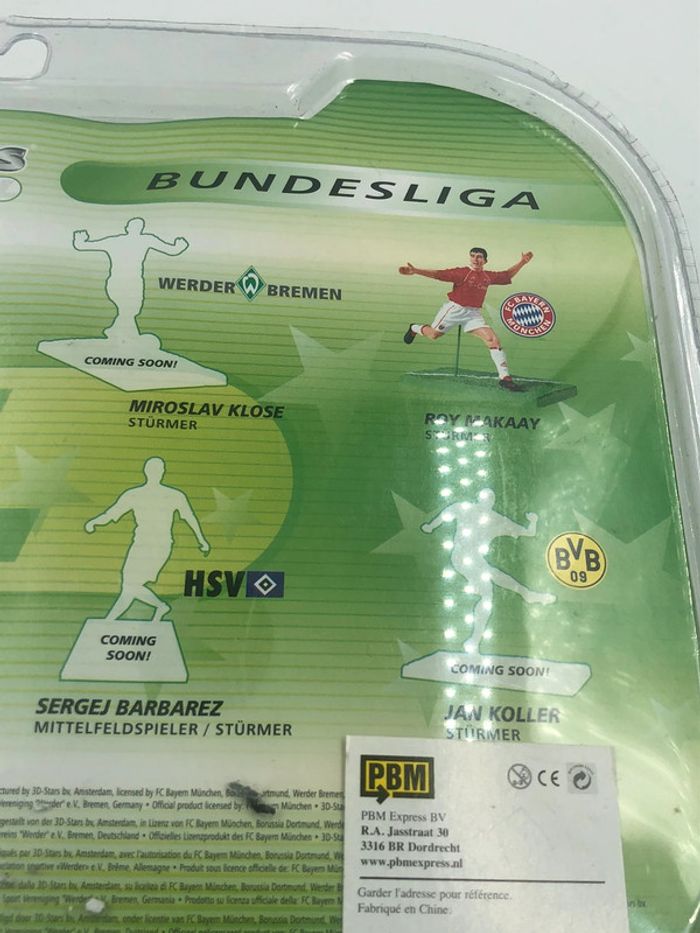 Figurine de collection Football Roy Makaay bayern de Munich 3-D Stars neuf - photo numéro 14