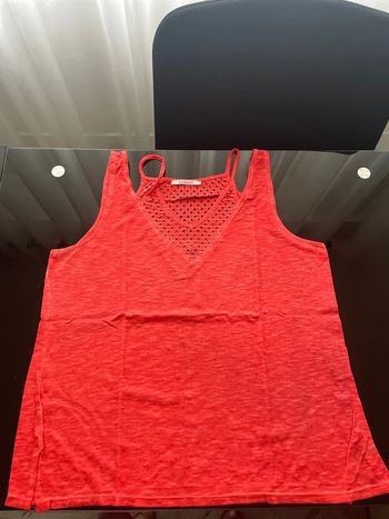 Débardeur corail Camaïeu