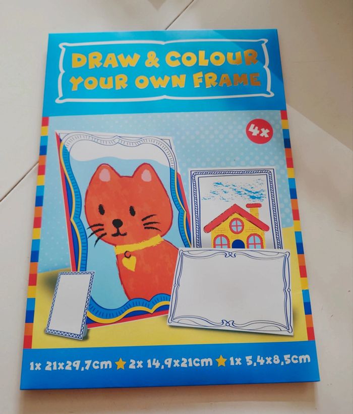Dessine et colorie ton propre cadre - activité manuelle