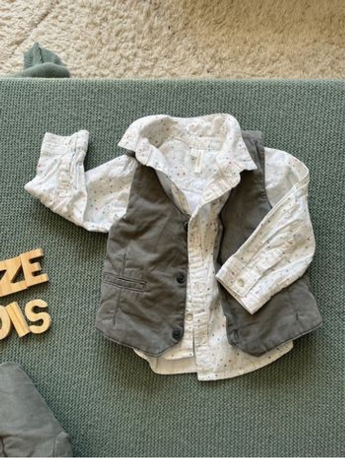 Ensemble costume taille 12 mois 74cm - photo numéro 2