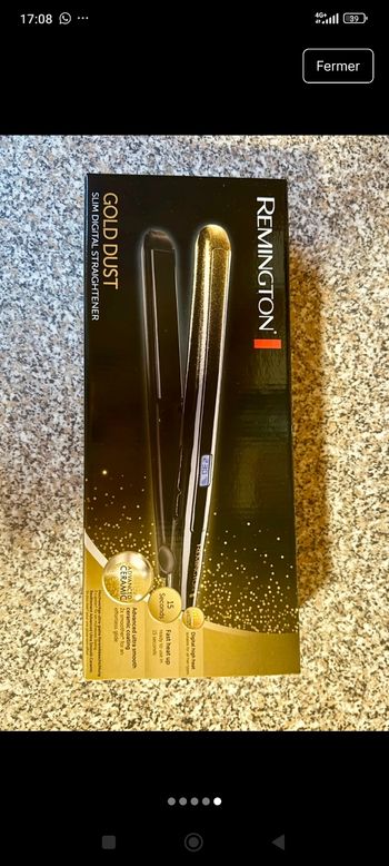 Lisseur remington gold