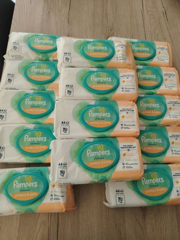 Lingettes Pampers harmonie protect & care