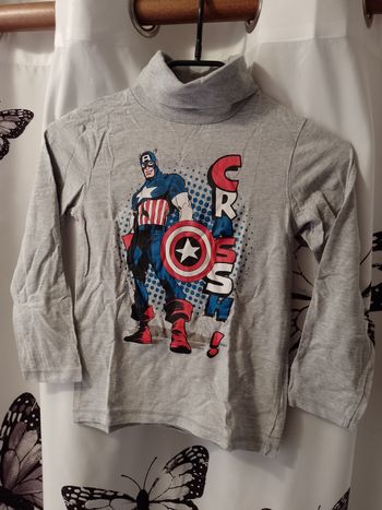 Sous pull Captain America 8 ans