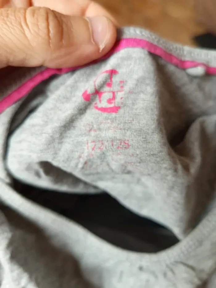 T-shirt gris 7/8ans - photo numéro 3