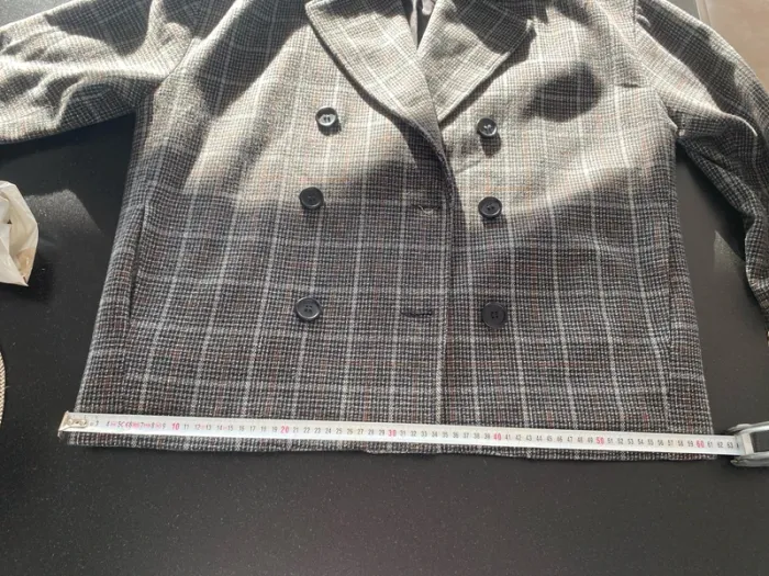 Veste à carreaux oversize Taille M Molly Bracken - photo numéro 9