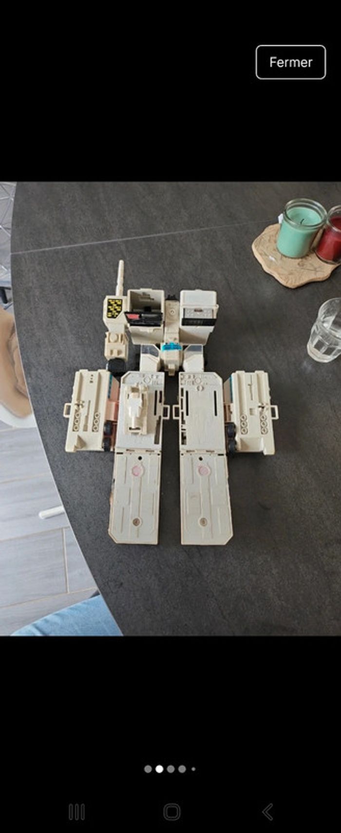 Figurine vintage transformers metroplex - photo numéro 2