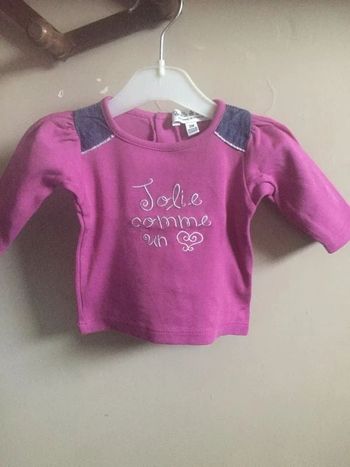 Lot 3 TShirt Bébé fille 3M