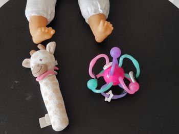 Lot de 2 jouets bébé – hochet + anneau dentition