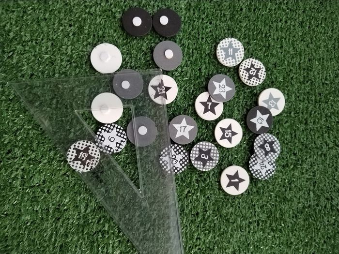 Lot de 24 chiffres en bois Calendrier de l'Avent Noël - photo numéro 6