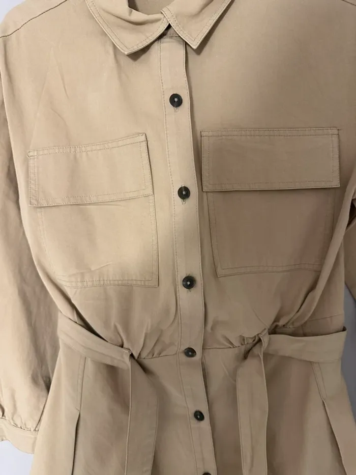 Robe beige Zara – Taille 12 ans - photo numéro 2