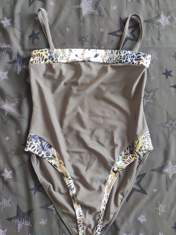 Maillot de bain échancrée imprimé léopard Paradox t M