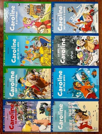 Lot de 8 livres Caroline Pierre Probst je lis seul avec maman bd album rare collection