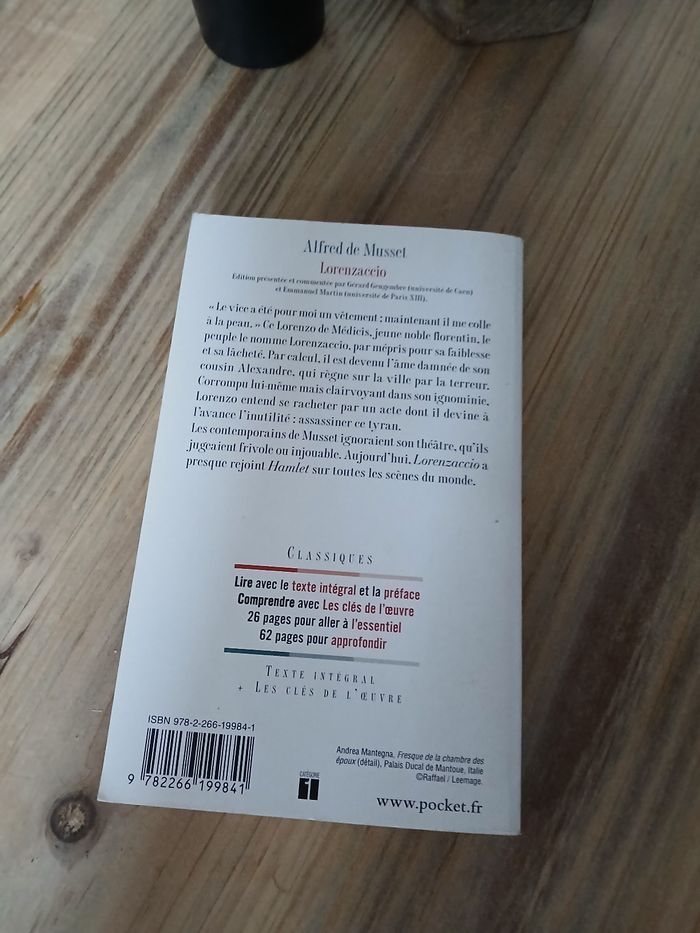 Livre Lorenzaccio - Alfred de Musset - photo numéro 2
