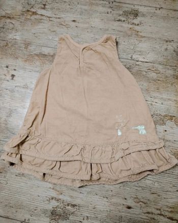 Jolie robe fille velours côtelé 3 mois sergent major