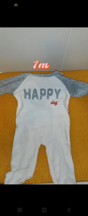 Pyjama bébé 1m