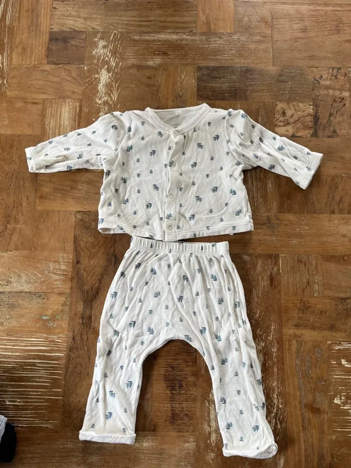 Ensemble petit bateau 12 mois