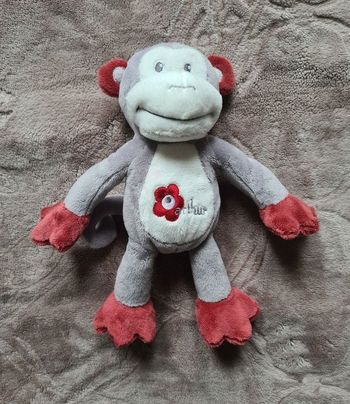 Peluche singe Arthur et lola 