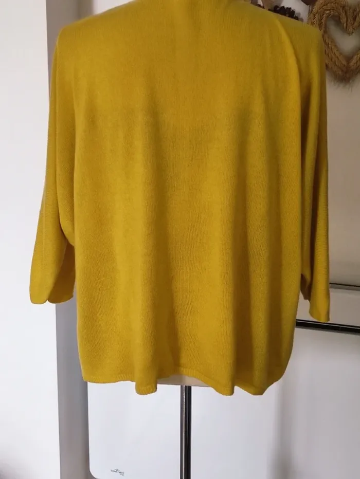 🍍 pull fin décolleté plongeant 🌽 taille unique jusqu'au 42/44 - photo numéro 5