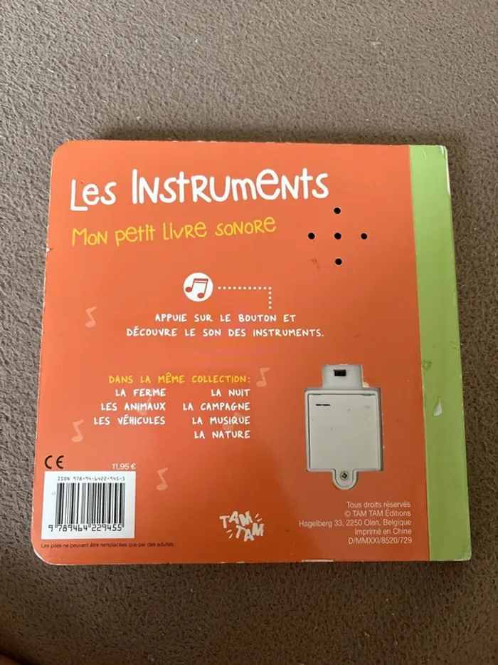 Livre sonore les instruments - photo numéro 2