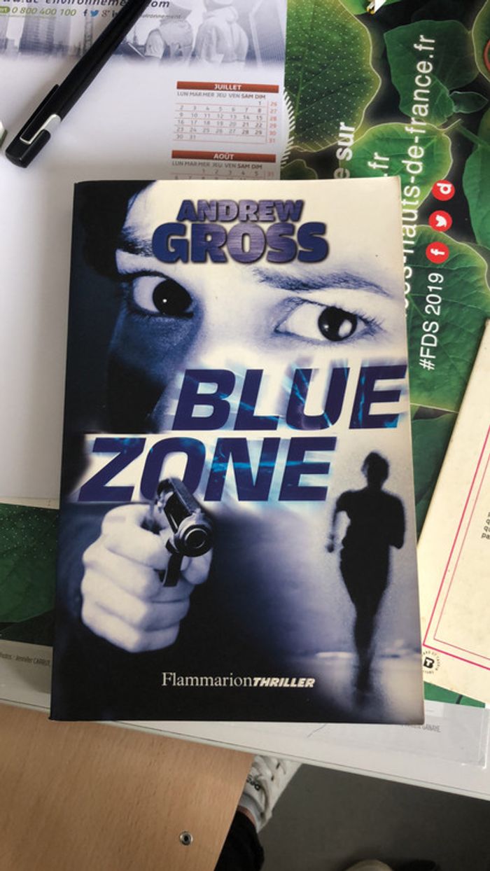 Livre Andrew Gross « Blue Zone » Thriller