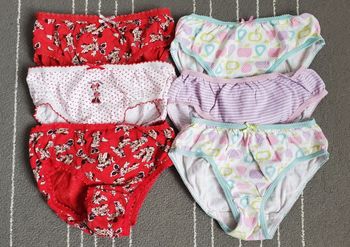 Lot de 6 culottes 6-8 ans