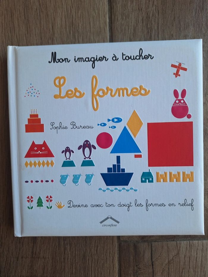 Livre mon imagier à toucher les formes