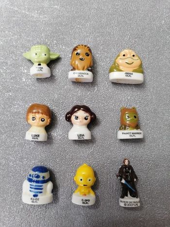 Lot de 9 fèves star wars