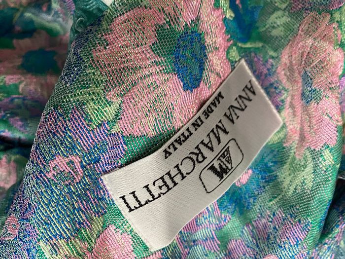 Magnifique robe vintage floral 70 Anna marchetti 42 fR - photo numéro 6