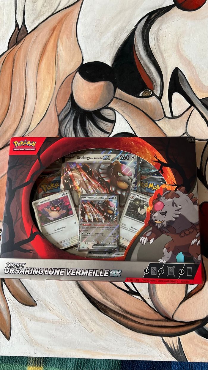 Coffret Pokémon ursaking lune vermeille Ex