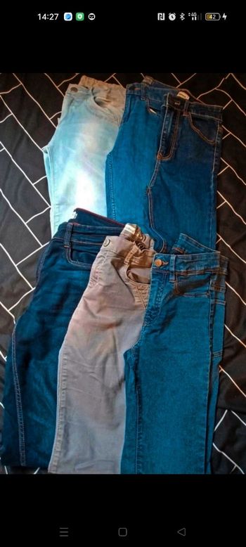 Lot de 6 jeans 14 ans