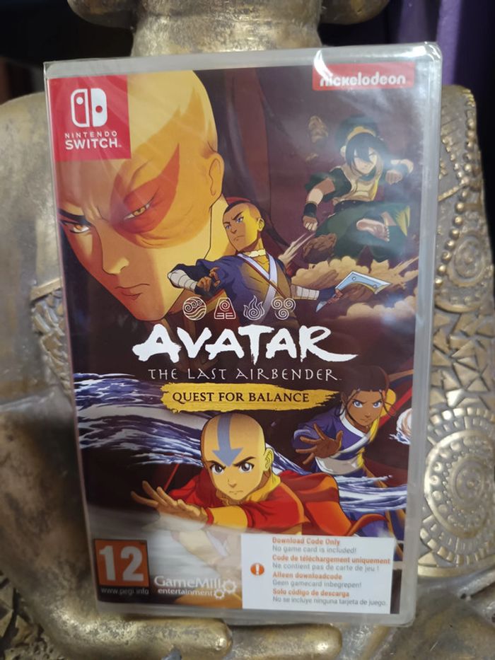 jeux neuf sous blister switch avatar the last airbender quest for balance