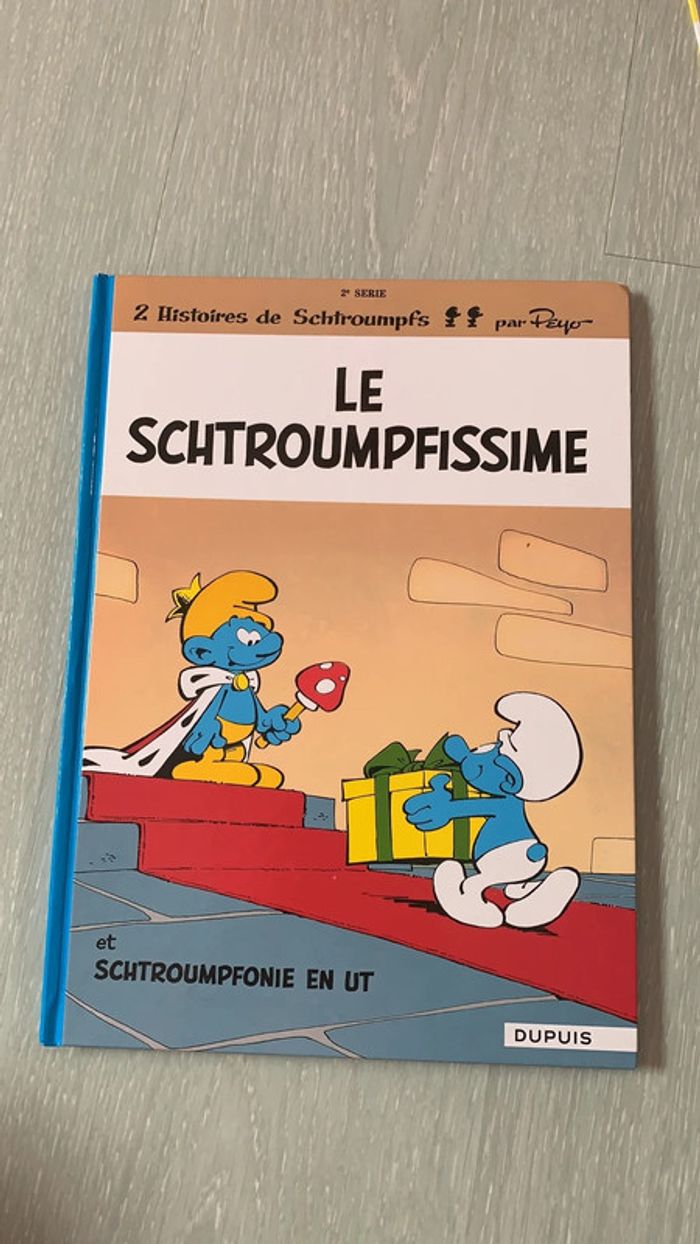 BD  Le Schtroumpfissime et le schtroumpf en UT