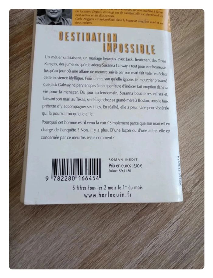 Destination impossible, Carla Neggers - photo numéro 3