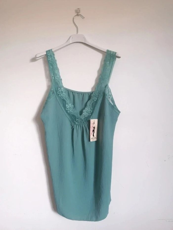 Blusa tirantes mujer azul