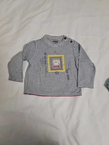 T-shirt ML 12 mois La Compagnie des Petits