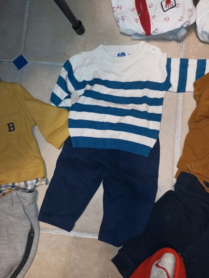 Lot +de 30 pièces garçon 3 mois hiver-printemps - photo numéro 10