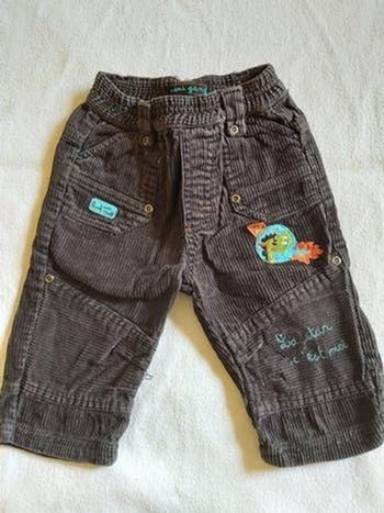 Pantalon velour 12 mois